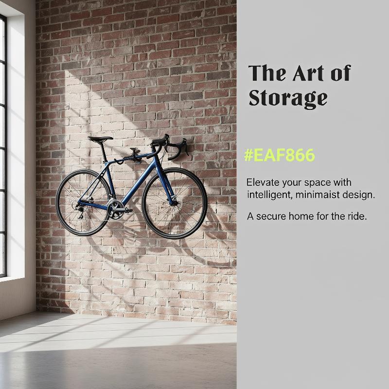 Cycling Gear Organizer Wall - Wieszak ścienny na rower, uchwyt rowerowy