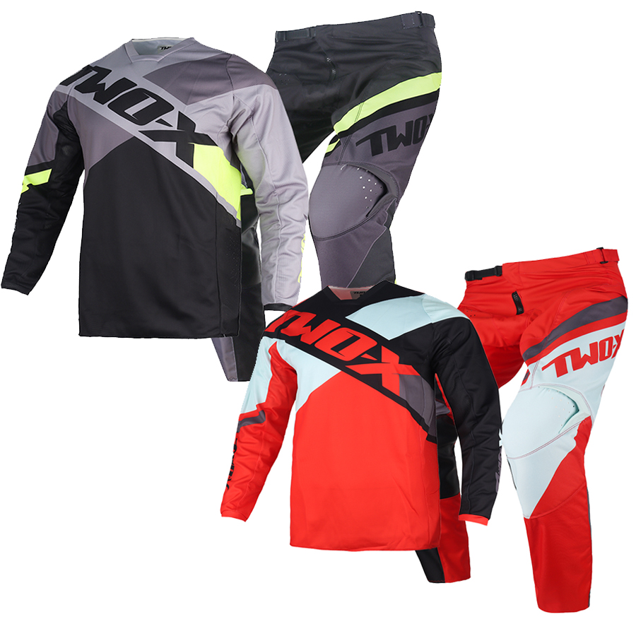 Cycling Gear For Kids - Młodzieżowy zestaw motocyklowy MX: koszulka, spodnie,