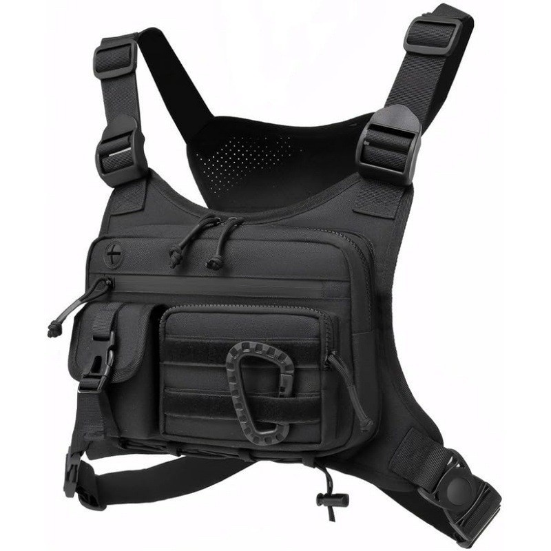 Cycling Gear Vest - Taktyczna torba na klatkę piersiową męska