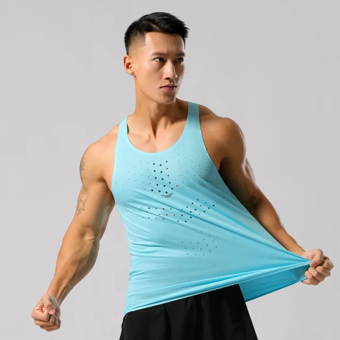 Cycling Gear Vest - Męskie lekkie kamizelki do biegania, topy