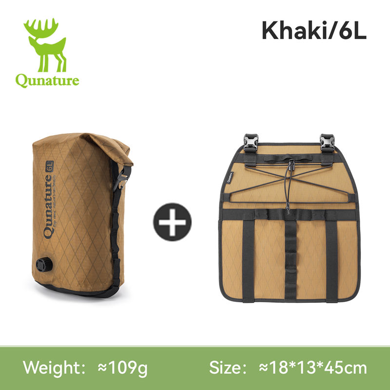 Cycling Gear Pouch - Qunature 6/12L Bikepacking: Lekki podwieszany worek
