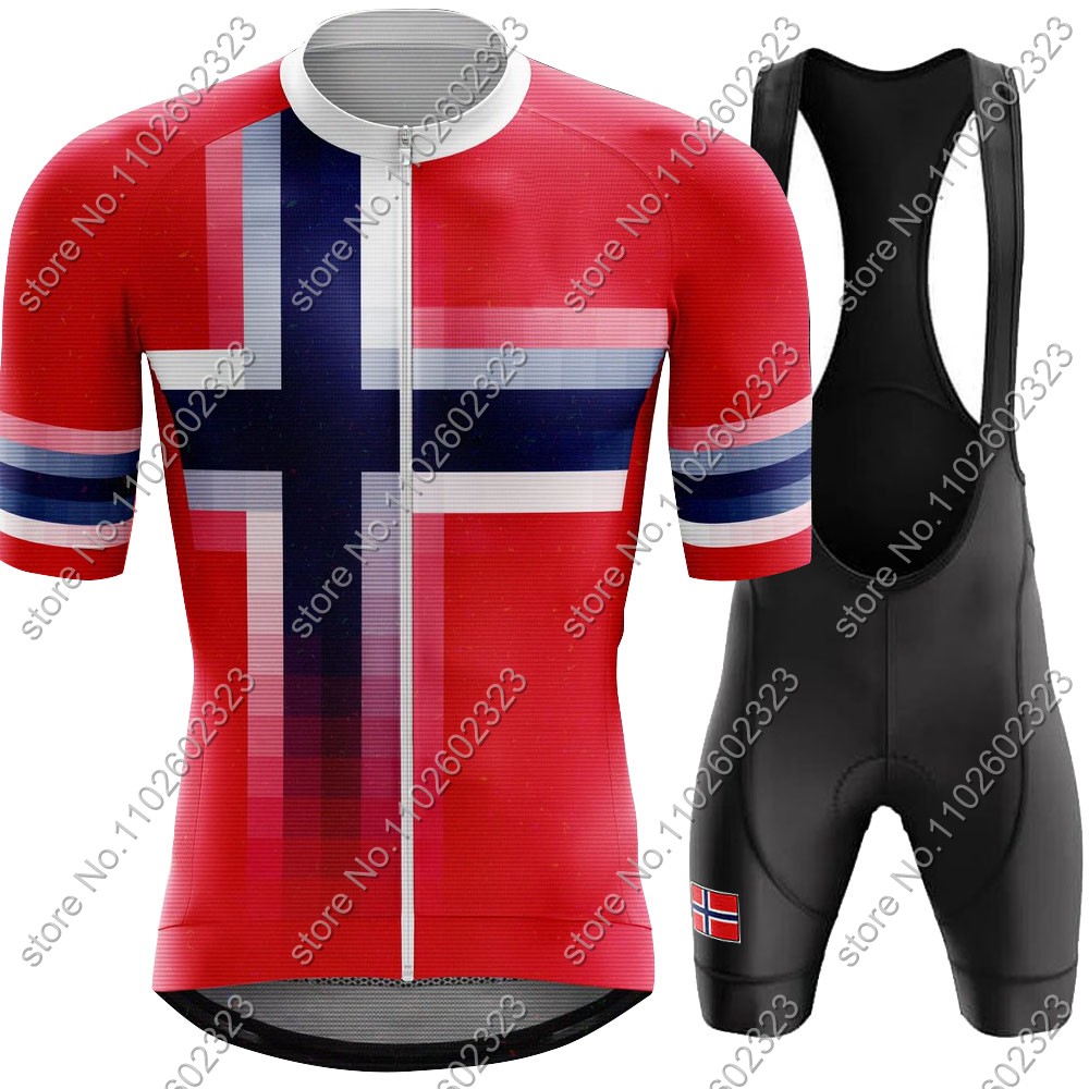 Cycling Gear Clothing - 2024 Norway kolarska koszulka narodowa zestaw