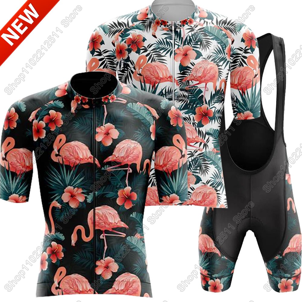 Cycling Gear Clothing - Zestaw koszulek kolarskich Flamingo 2025 odzież