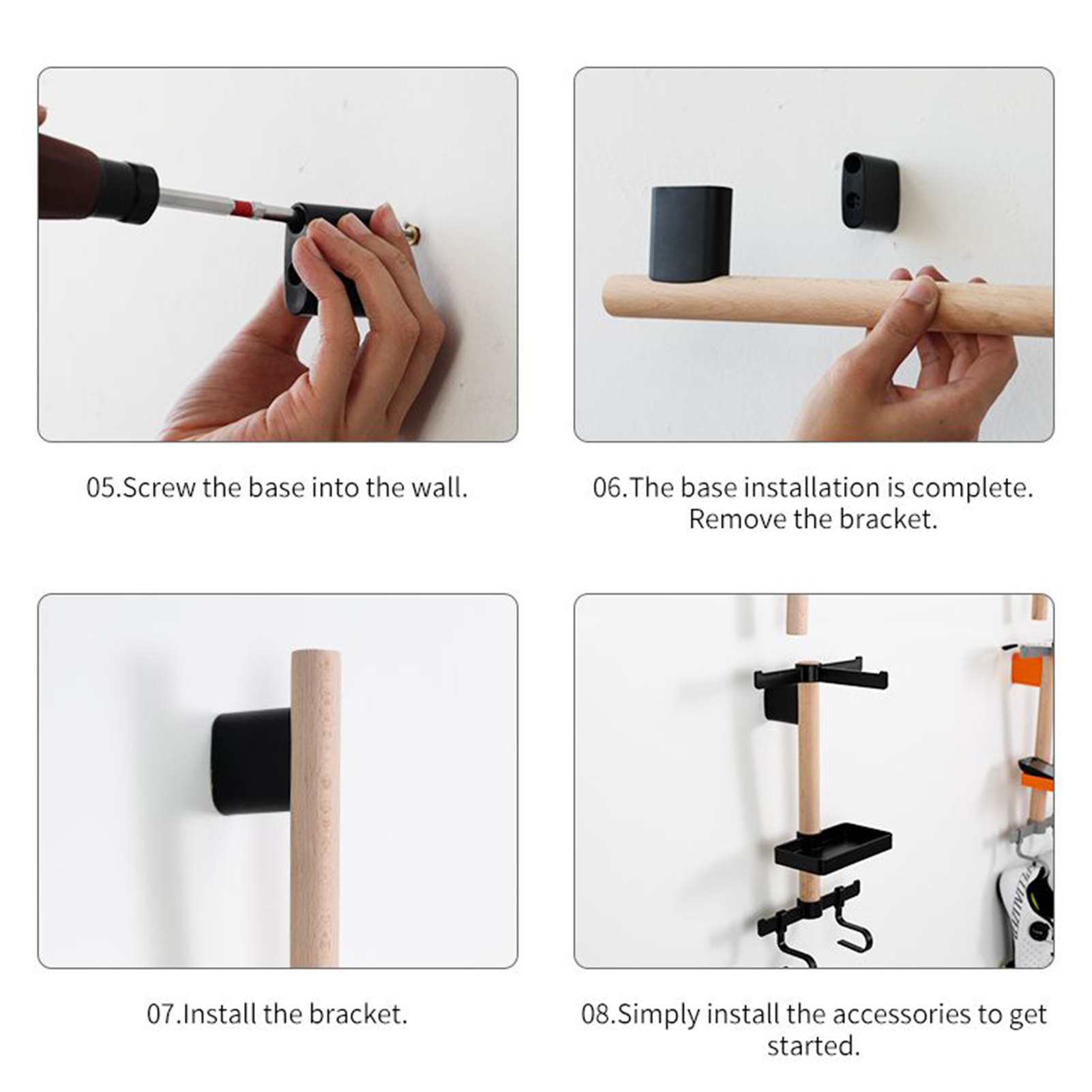 Uchwyt ścienny do przechowywan – Cycling Gear Organizer Wall recenzja i cena