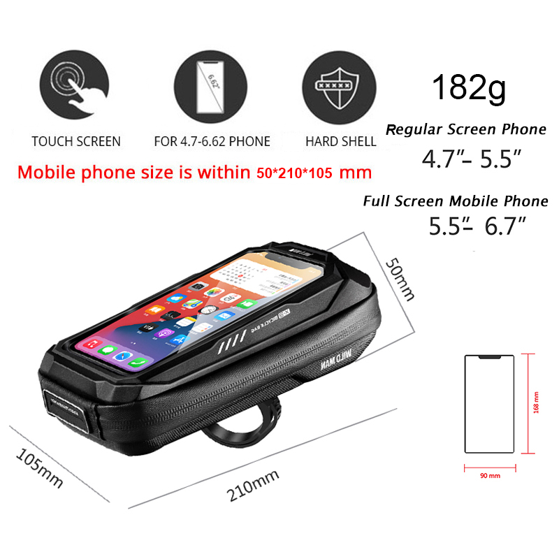 WILD MAN deszczoodporny przód  – Cycling Gear Pouch recenzja i cena