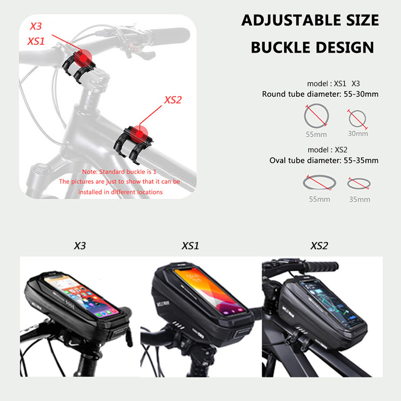 WILD MAN deszczoodporny przód  – Cycling Gear Pouch recenzja i cena