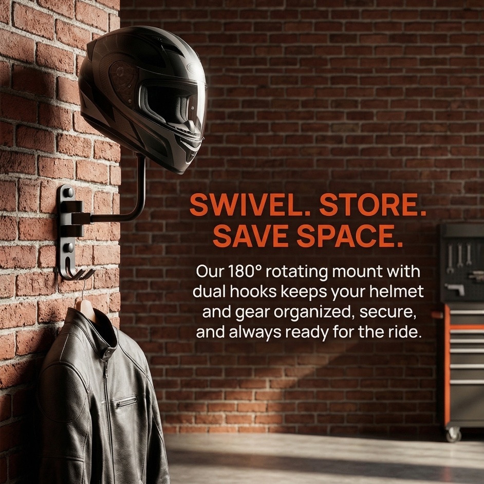 Wieszak na kask ze stopu alumi – Cycling Gear Organizer Wall recenzja i cena