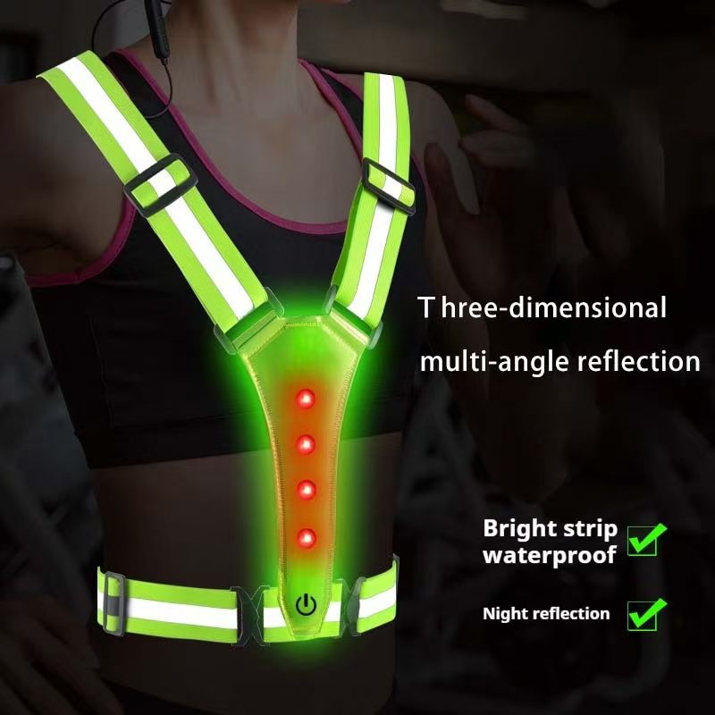 Kamizelka LED do biegania, odb – Cycling Gear Vest recenzja i cena