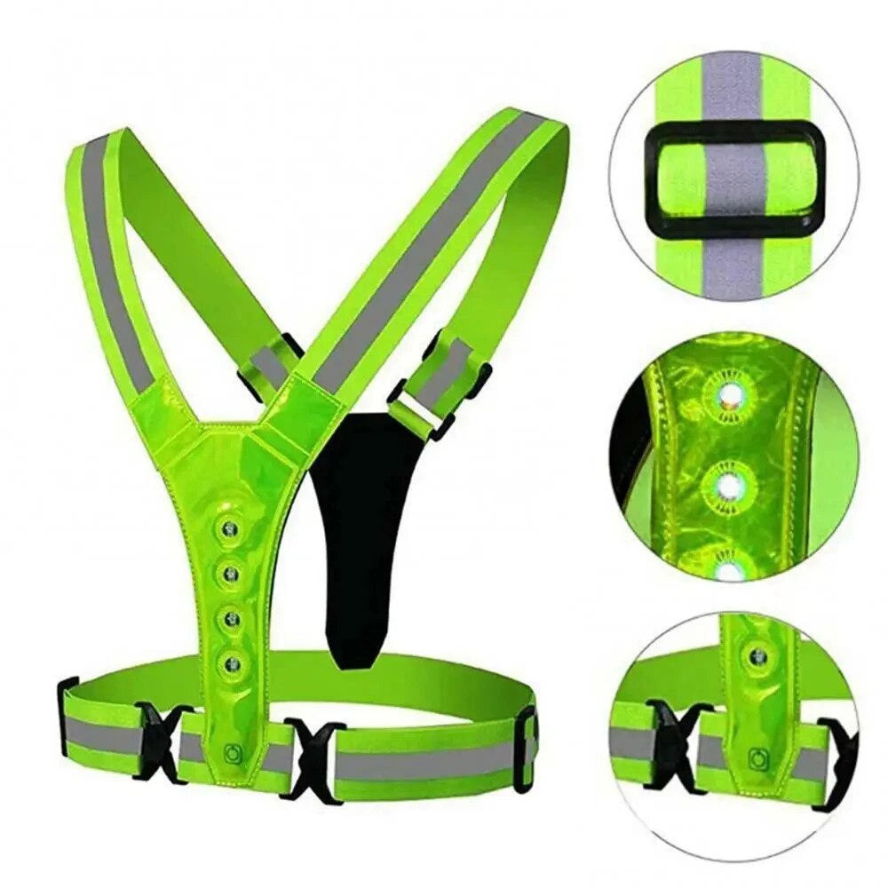 Kamizelka LED do biegania, odb – Cycling Gear Vest recenzja i cena