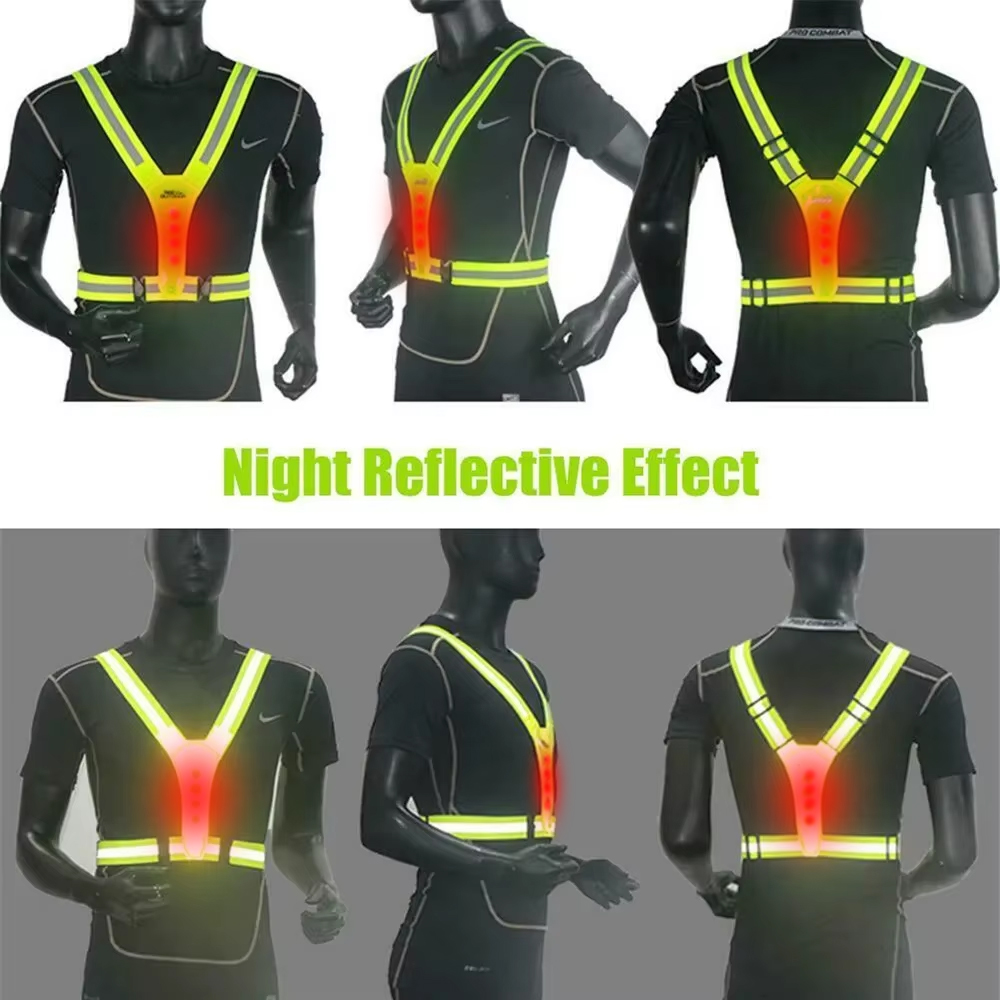 Kamizelka LED do biegania, odb – Cycling Gear Vest recenzja i cena